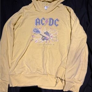 AC/DC Graphic Yellow Hoodie